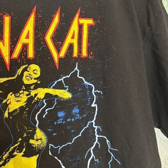 Doja Cat Lightning Planet Womens Black Short Sleeve Tshirt Music Tee Size XXL - Picture 6 of 7